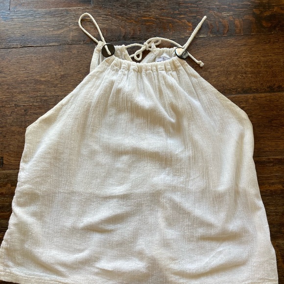 Vintage y2k white gauzy tank top - Picture 4 of 4